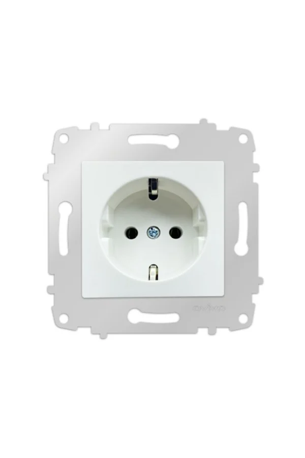 OVİVO Grano Beyaz Topraklı Priz 600-000301-217