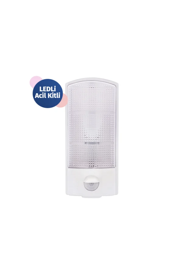 KORÇAM Ledli Hareket Sensörlü Aplik Acil Kitli Modelleri ve Fiyatları | For Elektrik