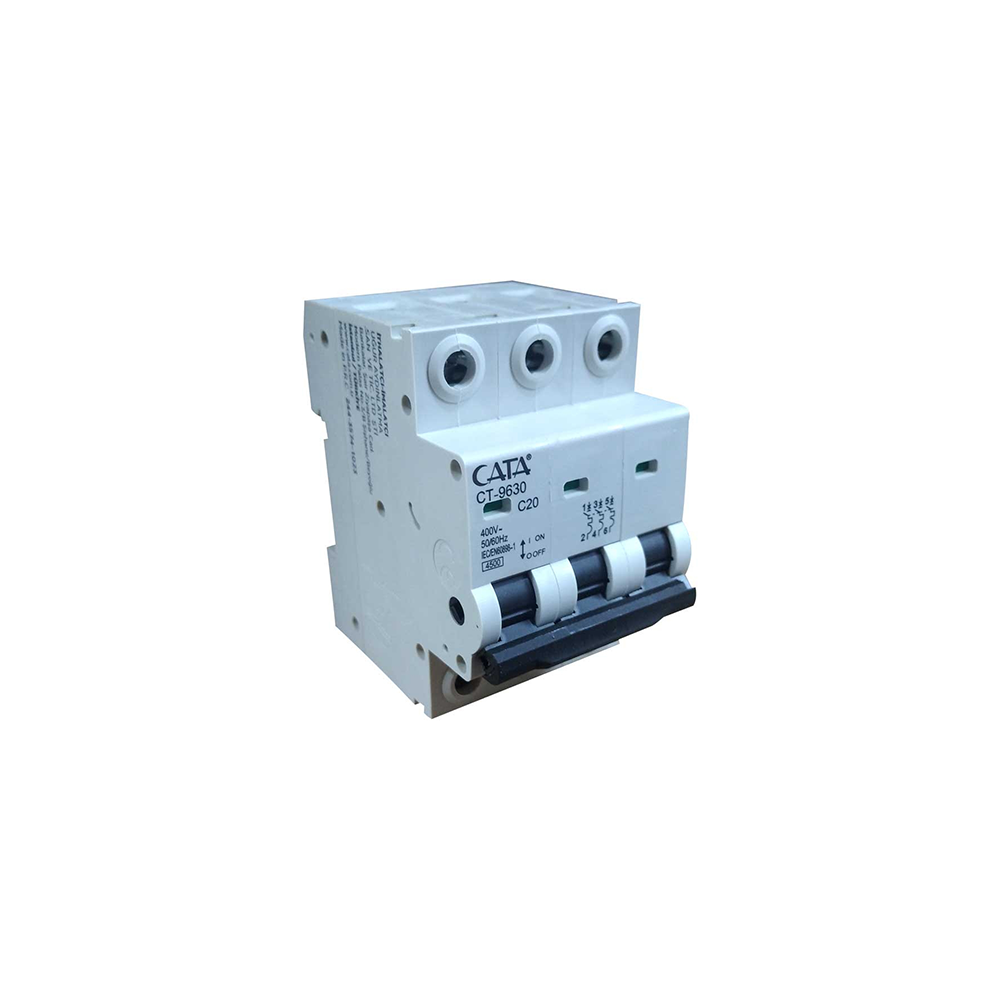 CATA Otomatik Sigorta 3x20A 4.5kA C Tipi CT-9630