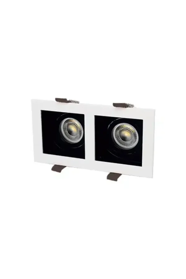 CATA Sıva Altı Pars Modern 2li Dekoratif Kare Spot CT-5227
