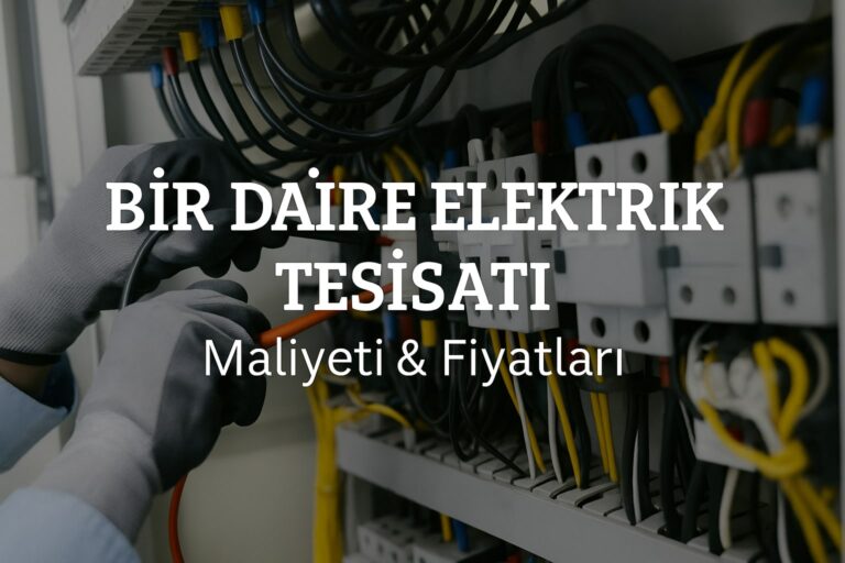 daire elektrik tesisatı maliyeti